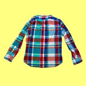 Bright Plaid Old Navy Button Down